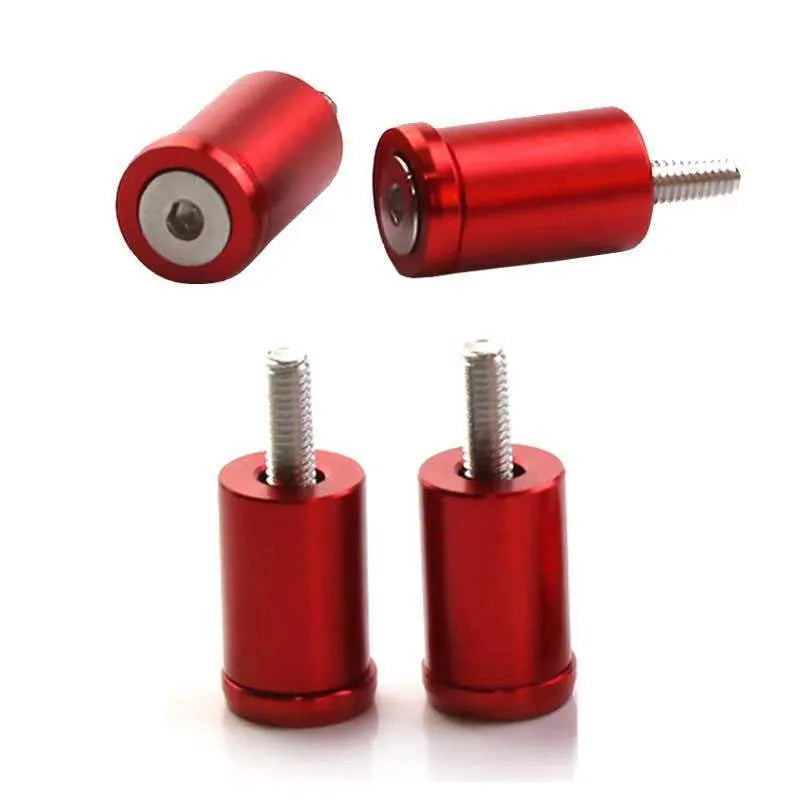 Aluminium machine cover pad height sheet with screws, nuts, washers in black, blue, and red colours.