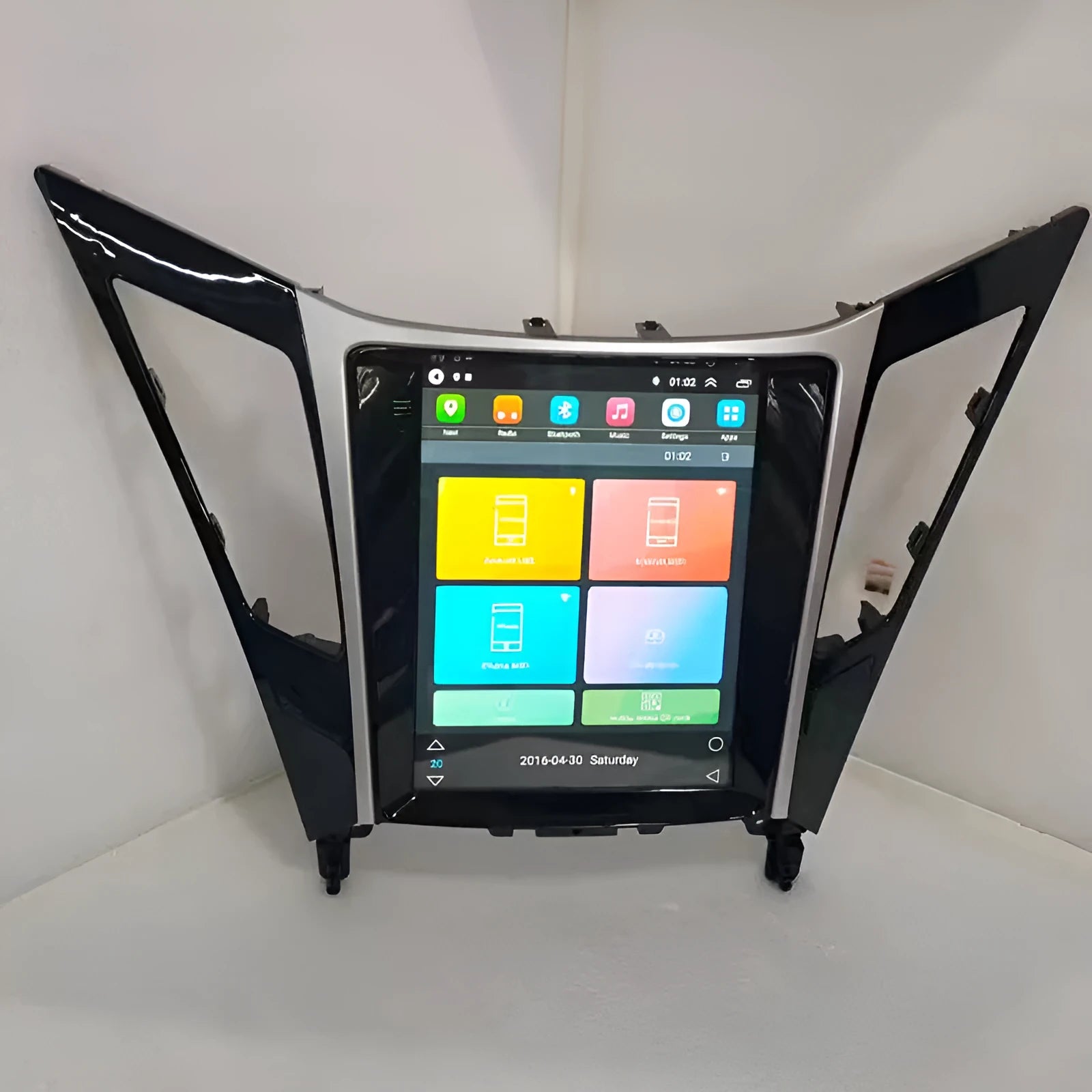 Vertical 9.7 inch Android car navigation touchscreen for Hyundai Sonata