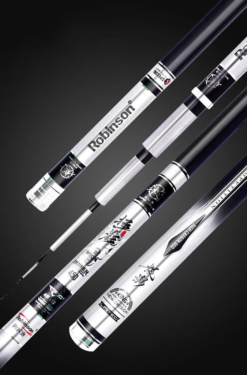 Carbon fishing rod super hard super light 28 tone with 3 sections and 111mm shrunken length