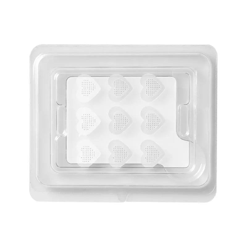Soluble hyaluronic acid microneedle acne patches sheet with 9 circular 14mm patches