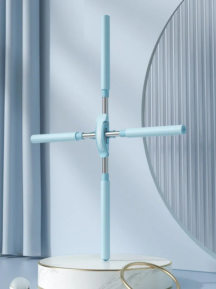 Yoga shoulder cross correction back stick adjustable 54-86 cm in blue, green, and pink