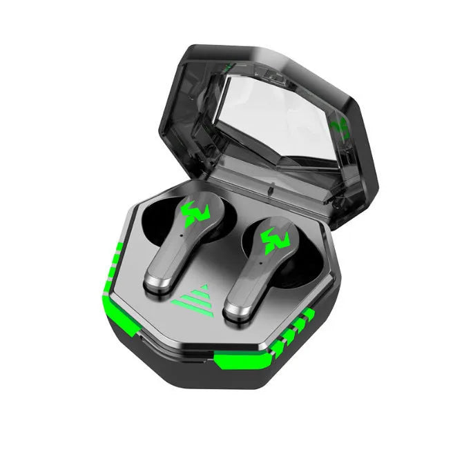 Black N35 wireless gaming Bluetooth in-ear headset with earbud design.