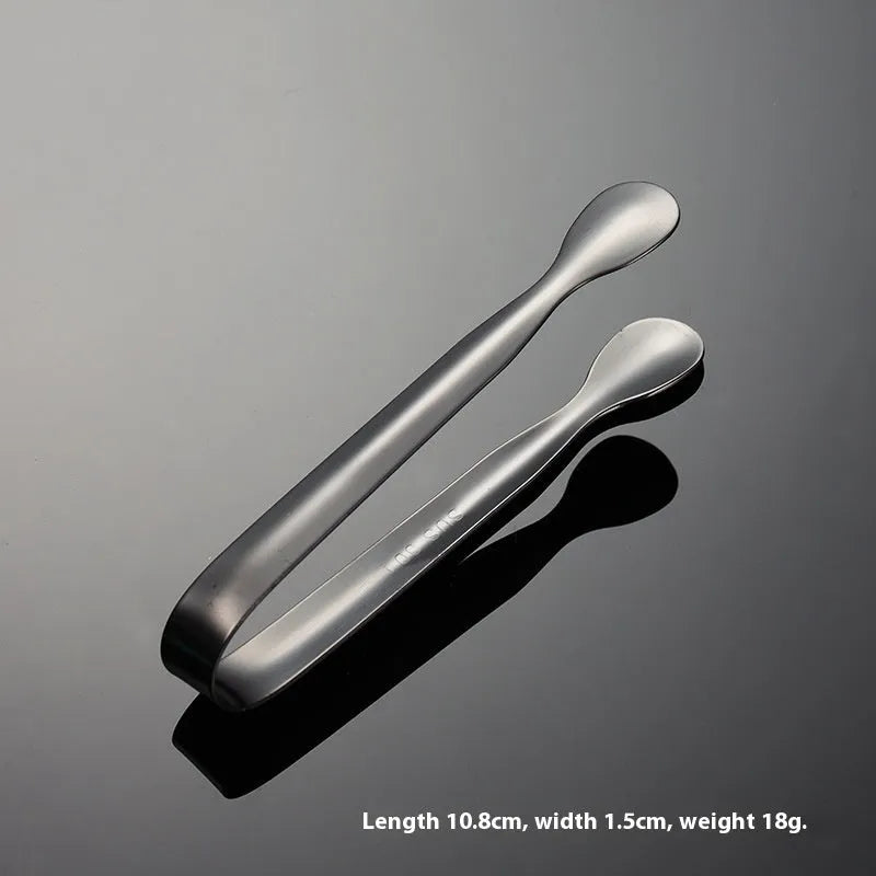 Stainless steel cocktail ice clip in silver, gold, rose gold, magic colour or black for bar and home drinks use