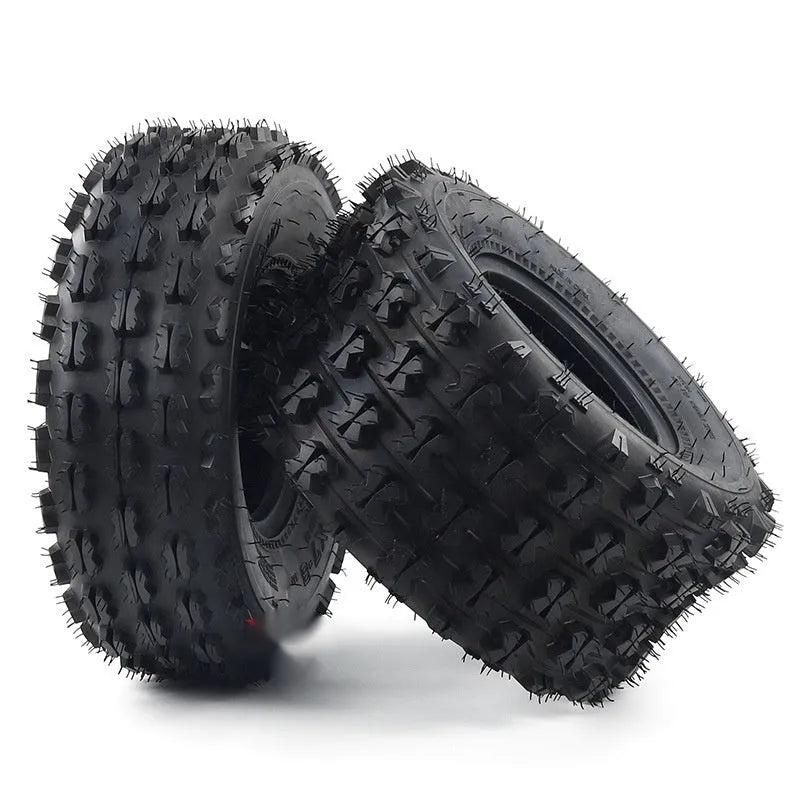 8-inch ATV pansy vacuum tyre set front 19x7-8 and rear 18x9.5-8 for four-wheel karts
