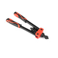 CQ14 14-inch alloy rivet nut pull-setter tool with six M3 M4 M5 M6 M8 M10 tips and 37cm handle.