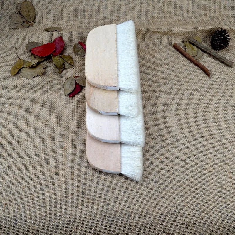 Wool brush for art mounting and paint paste board shading in multiple sizes
