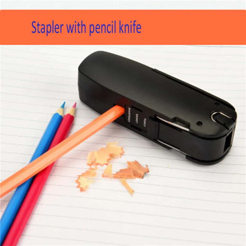 KOONSLED black multifunctional mini stapler and staple remover, 113 x 38 x 33mm, 5mm binding thickness