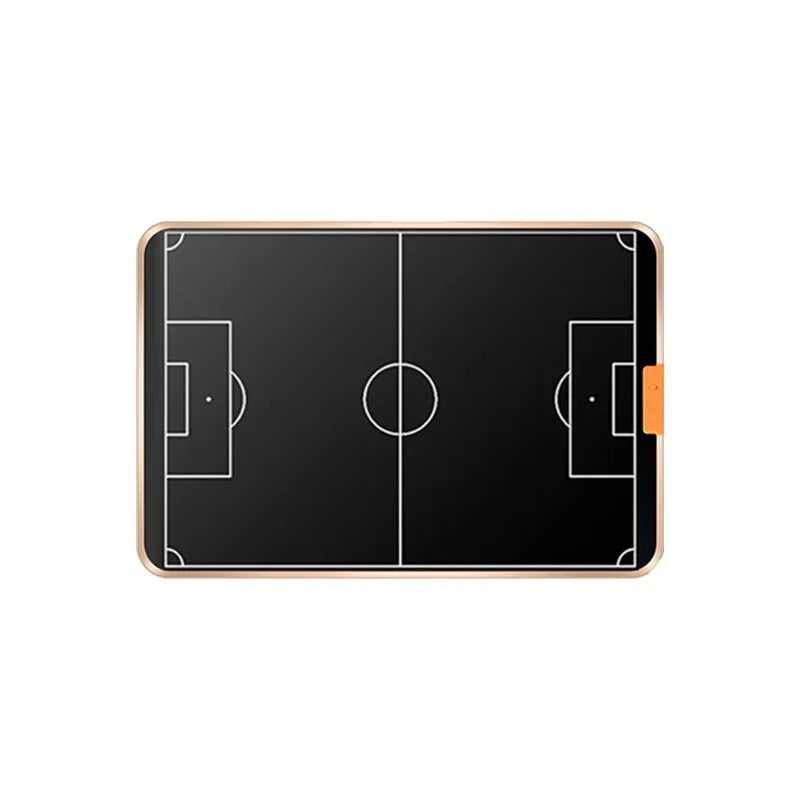 21 inch black football tactical board with LCD writing surface, ABS frame, stylus and USB cable, 458.8 x 309.8 x 9.85 mm