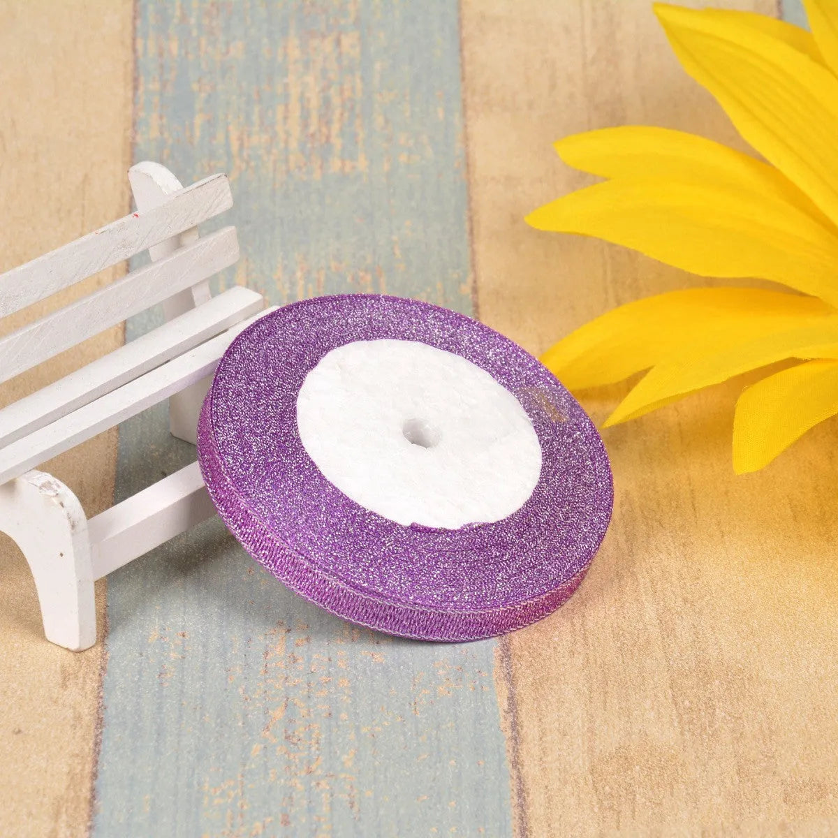 3 points width polyester decorative ribbon with green onion belt texture in multiple colour options