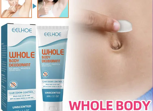 60g tube of botanical body deodorant cream with natural extracts for underarm odour control