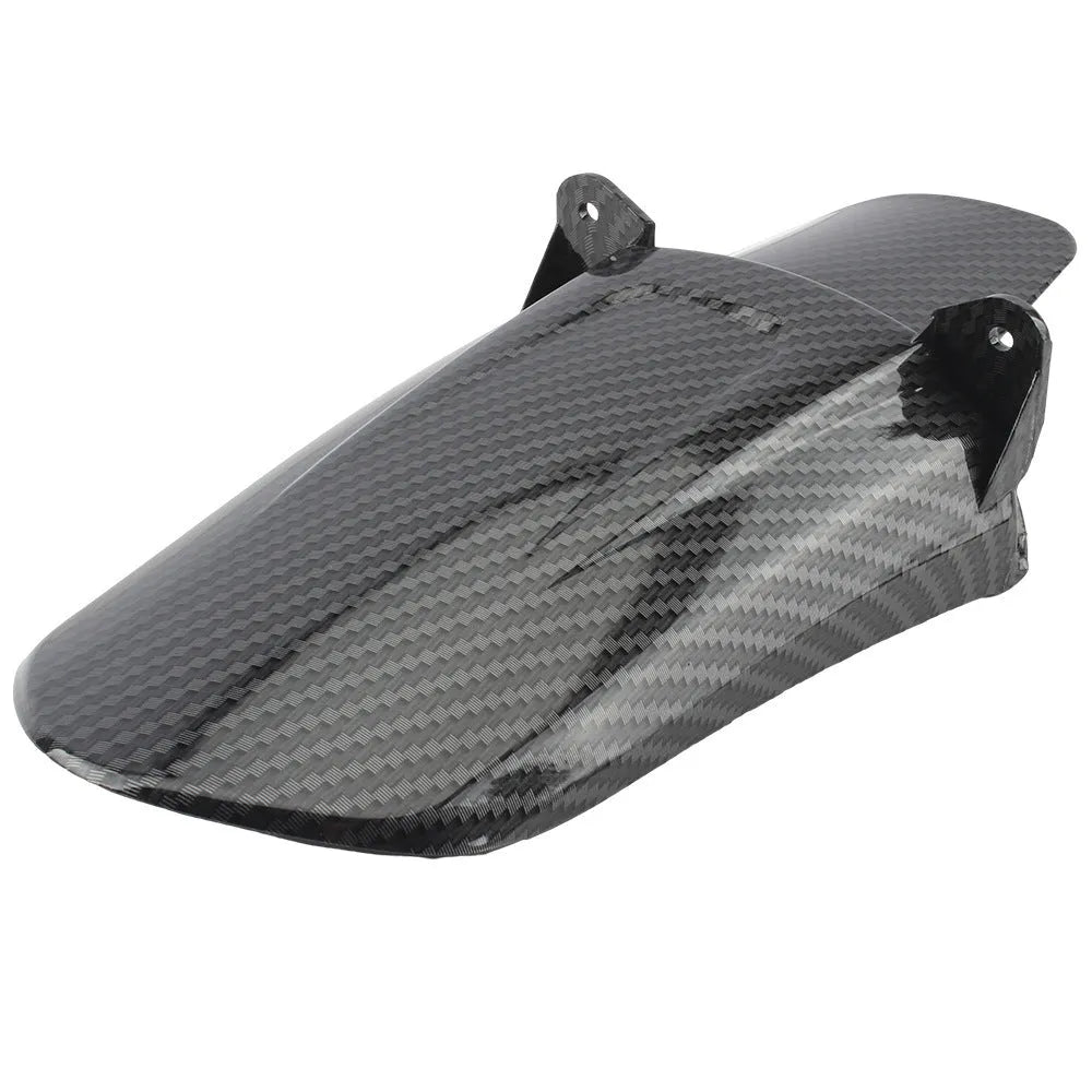 Carbon fibre scrambling motorcycle fender for Light Bee model rear shock absorber