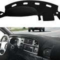 Black non-woven fabric dashboard cover for car light repellent use, available in deerskin leather polyester options