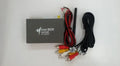 Car mirror link box with power cable, antenna and AV cables for smartphone screen mirroring