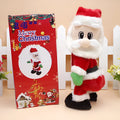 Electric hip-shaking Santa Claus ornament with music for Christmas decoration
