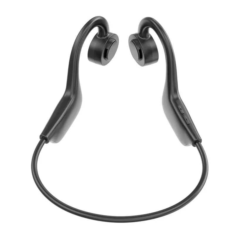Black VG02 true wireless sports Bluetooth headset with hanging ear design