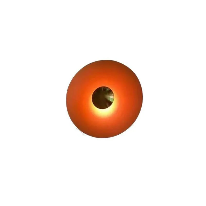 Circular UFO wall lamp in iron construction available in multiple sizes and colours