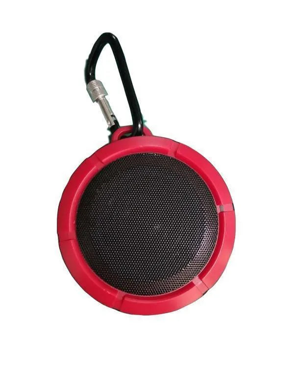 Bluetooth audio waterproof card portable sports speaker in black, 84x50mm, USB rechargeable