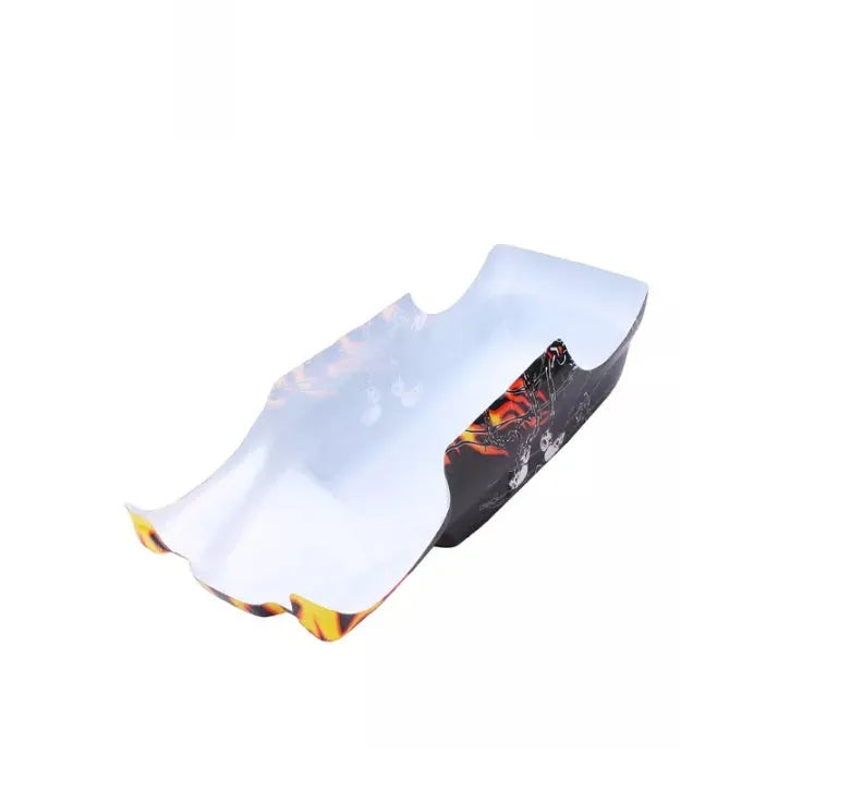 RC car spare body shell for Traxxas Grave Digger 1/10 RTR, PVC unpunched yellow green canopy