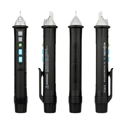 Intelligent multi-function line detection induction test pencil in black or AC 10 colour
