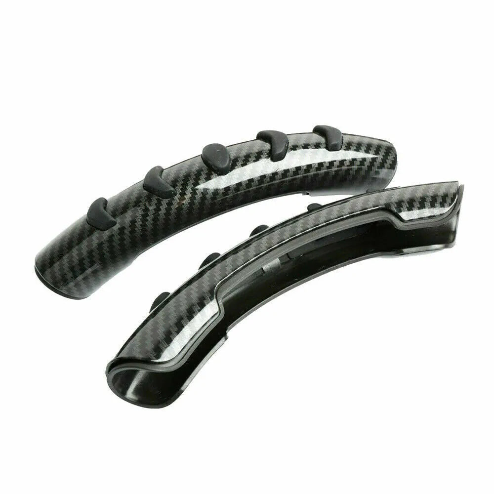Carbon fibre black steering wheel anti-slip sleeve for 38cm diameter wheels