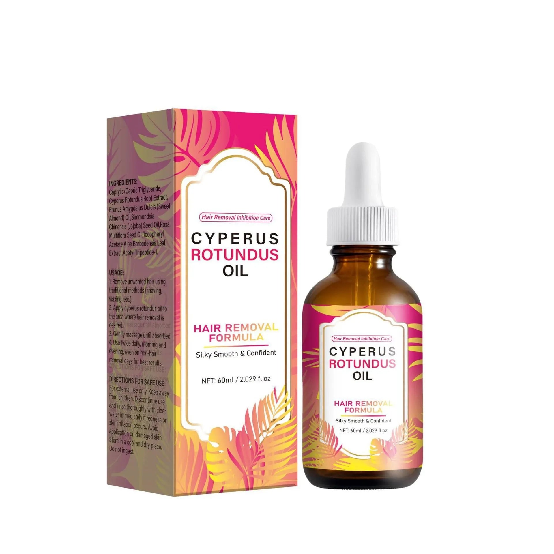Cyperus Oil 60ml beauty tool with applicator and bottle, FP-B085 style