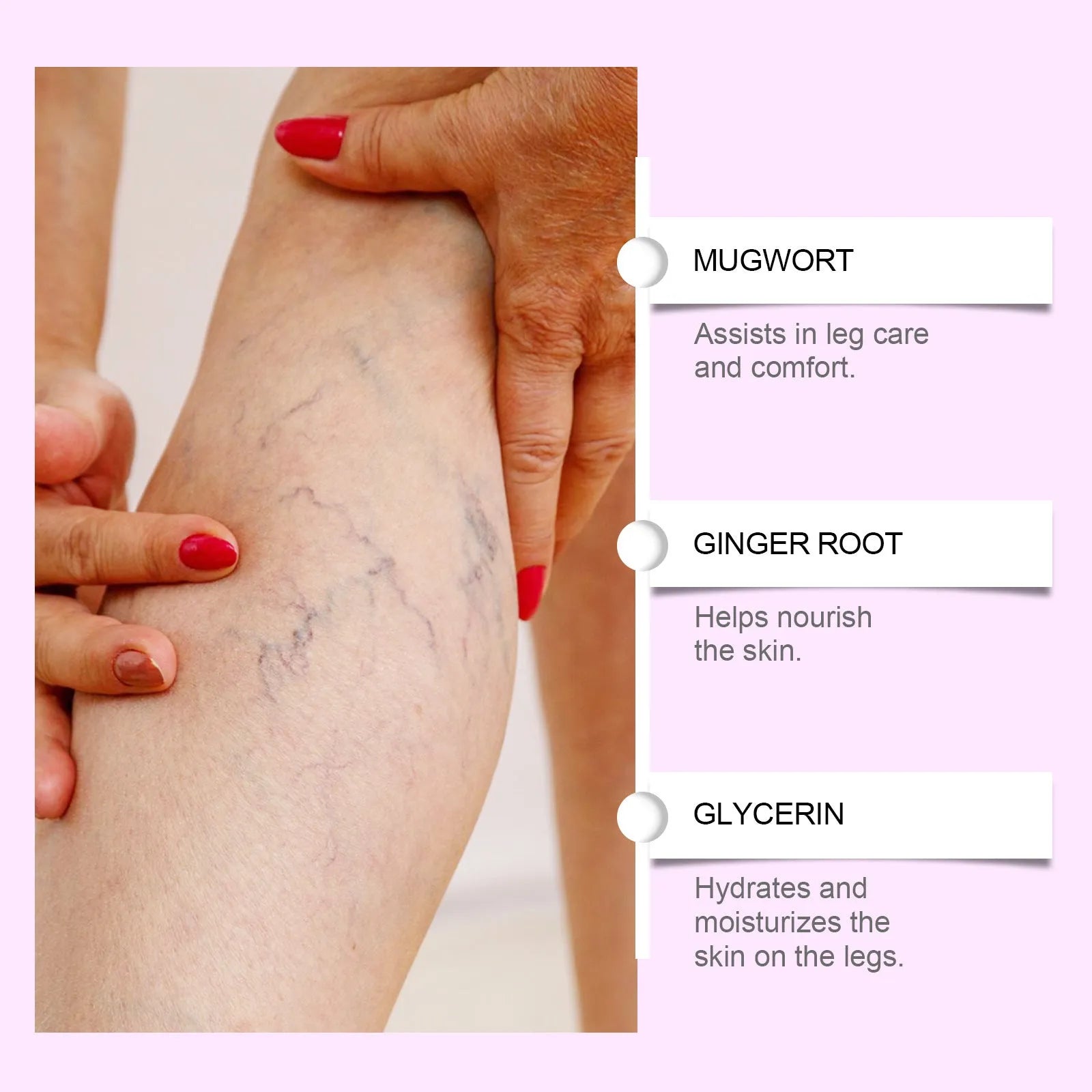 Four leg care micro needle patches with moxa leaf and ginger root extract for universal skin types