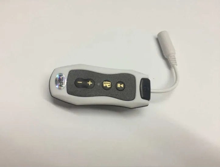 Compact waterproof MP3 player without screen for sports with colour options