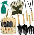 Stainless steel gardening tools suit set, model CG2001, for garden planting and weeding