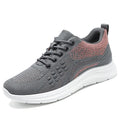 Women's lace-up sneakers in breathable mesh cloth, solid colour, round toe, PVC sole