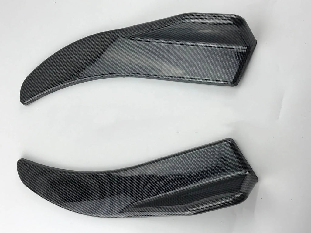 Front and rear black ABS car deflector spoiler for General Motors vehicles, 440mm long