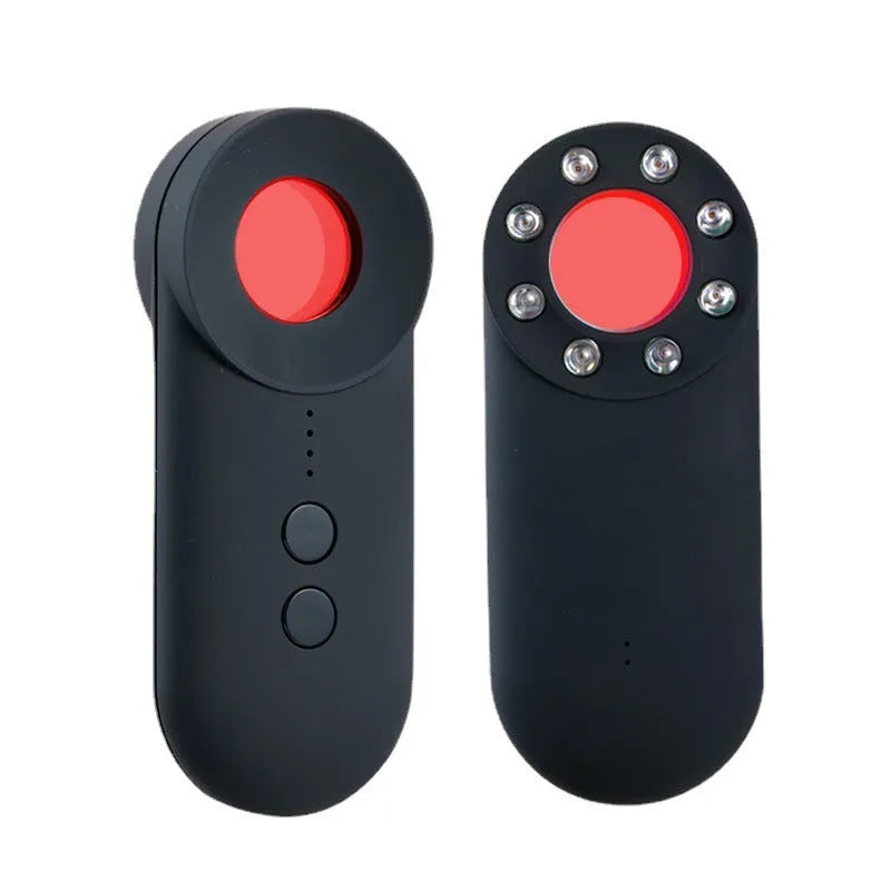 Black ABS anti-spy signal detector for GPS and hidden camera scanning with Micro USB port