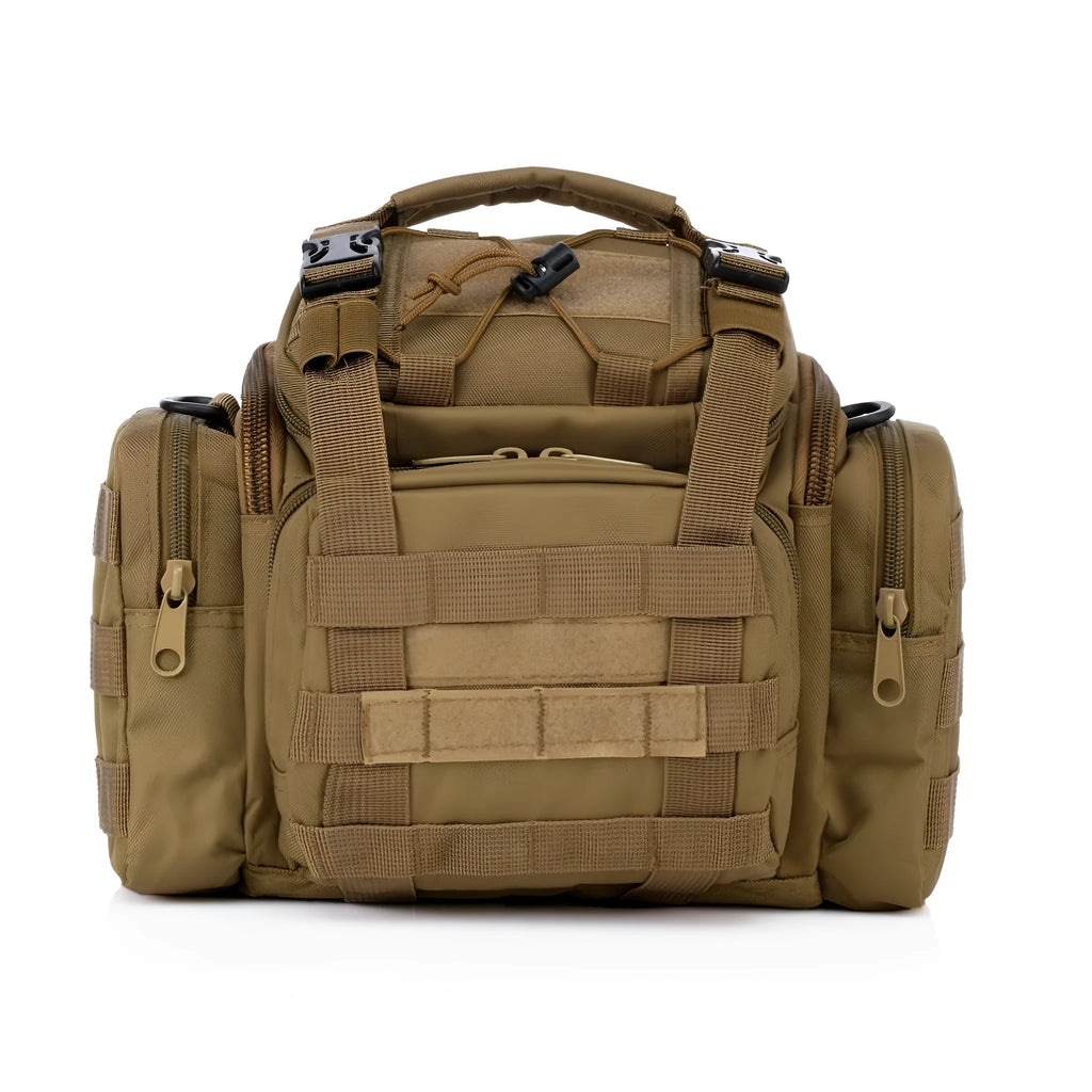 Fishing bag 600D Oxford cloth 15L multi-function in black 30x18x20 cm