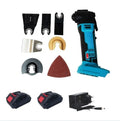 Lithium battery garden trimming machine with metal construction and dual charging system
