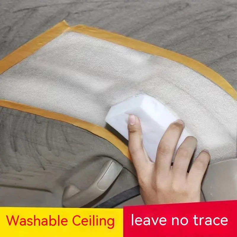 UL ultrasonic fabric roof foam decontamination cleaner bottle with sponge wipe and towel accessories