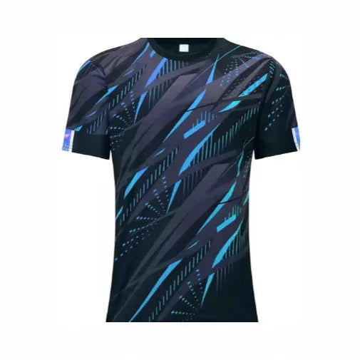 Men's loose short sleeve T-shirt in polyester fabric with digital print, available in extended sizes XXS to 6XL