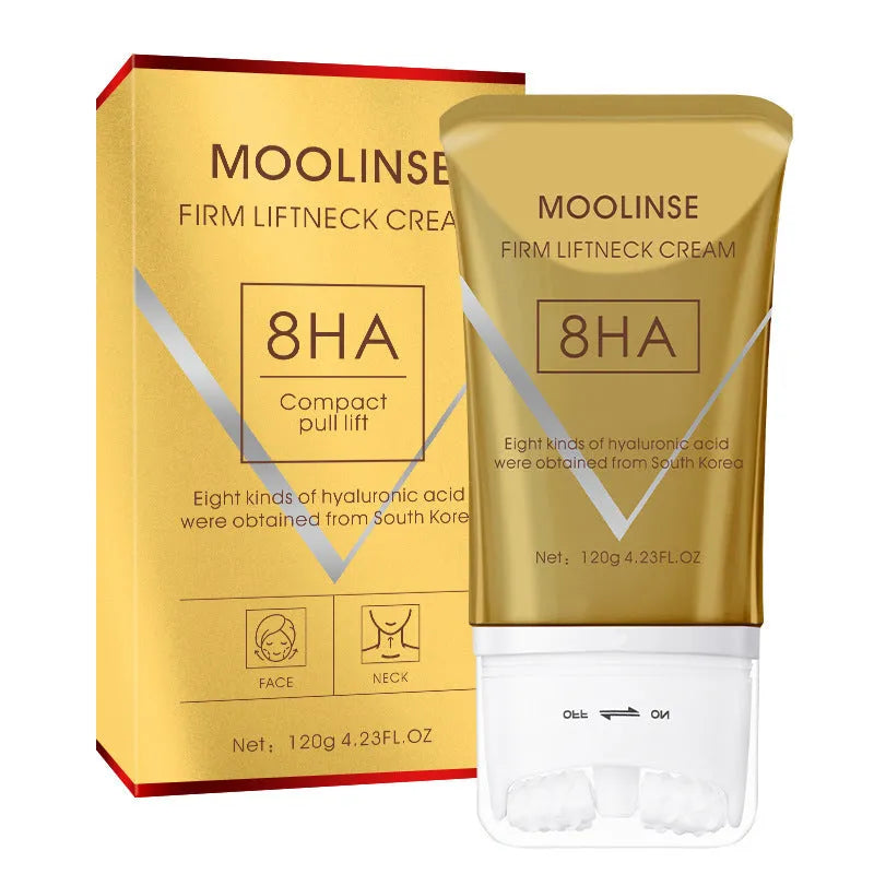 120ml jar of neck roller cream for massage application