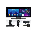 Black plastic 10.26 inch car LCD touch screen with intelligent wireless connection and inverted image support