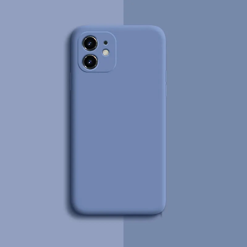 Silicone phone case for iPhone 11 Pro Max in various solid colours