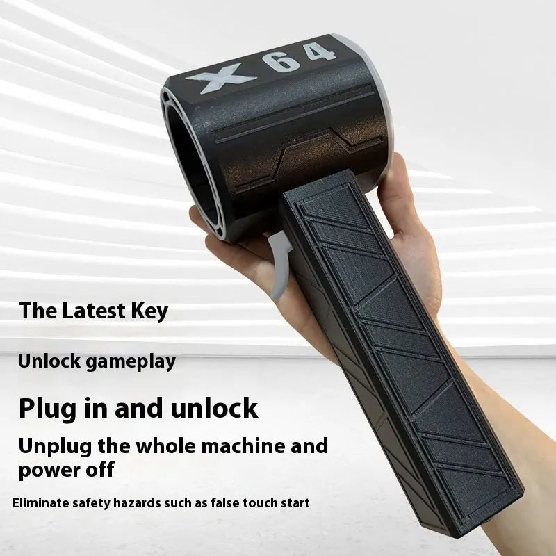 64mm turbo fan industrial grade handheld hair dryer black grey red car wash drying tool
