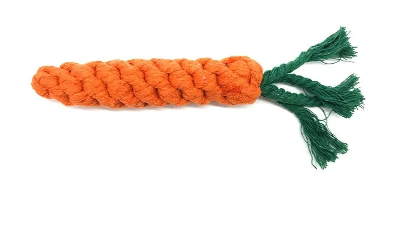12-piece pet rope toy set in assorted colours made from cotton rope weave for dog biting and teeth cleaning