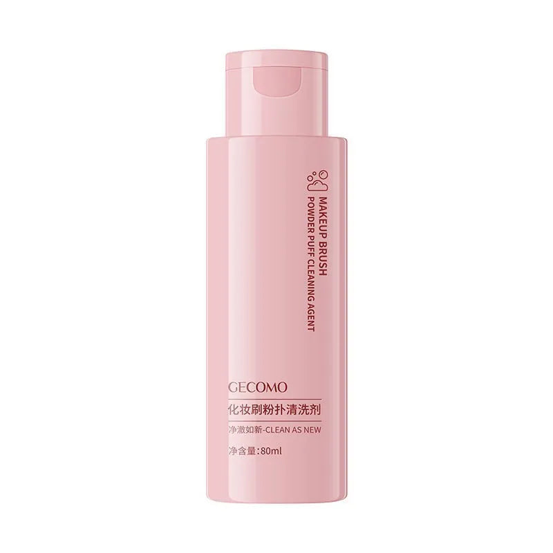 Beauty blender cleaning kit with 80ml cleaner and 75ml wash-free spray bottle