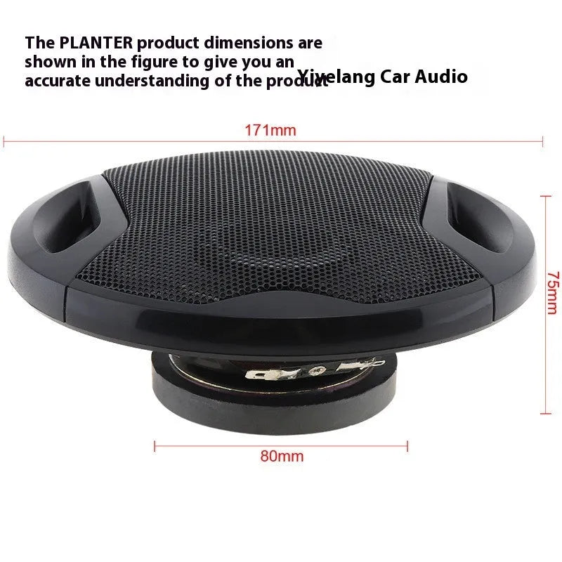 TS-G1641R 6.5-inch coaxial car speaker with 400W peak power and electromagnetic reed-type construction