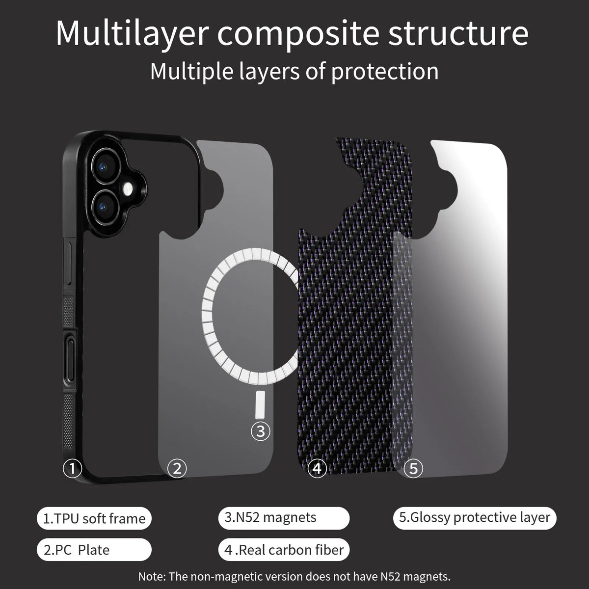 Twill colour phone case in blue compatible with iPhone 12 to 17 Air models
