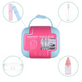 Portable anti-epidemic door disinfection tool set with safety glasses, spray bottle, and storage box
