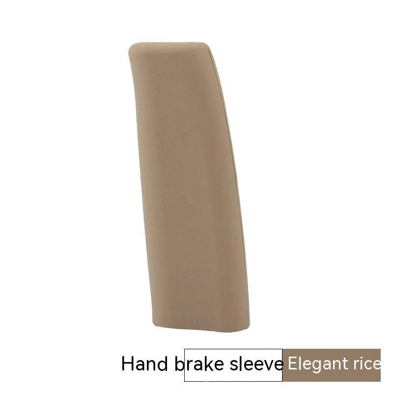 Universal silicone handbrake sleeve cover in assorted colours for car interior