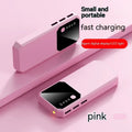 Large capacity power bank with HD display screen, 20000mAh, multi-U port, black PC+ABS casing