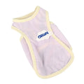 Lightweight green cat vest with sporty design for summer wear