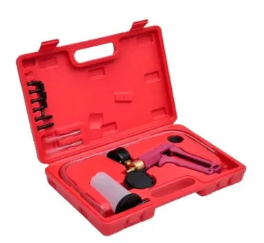 Manual aluminium alloy vacuum air blow gun for automotive repair with negative pressure suction function