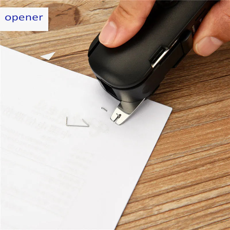 KOONSLED black multifunctional mini stapler and staple remover, 113 x 38 x 33mm, 5mm binding thickness
