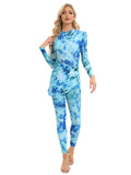 Conservative Muslim swimsuit three-piece set with apron in polyester fabric